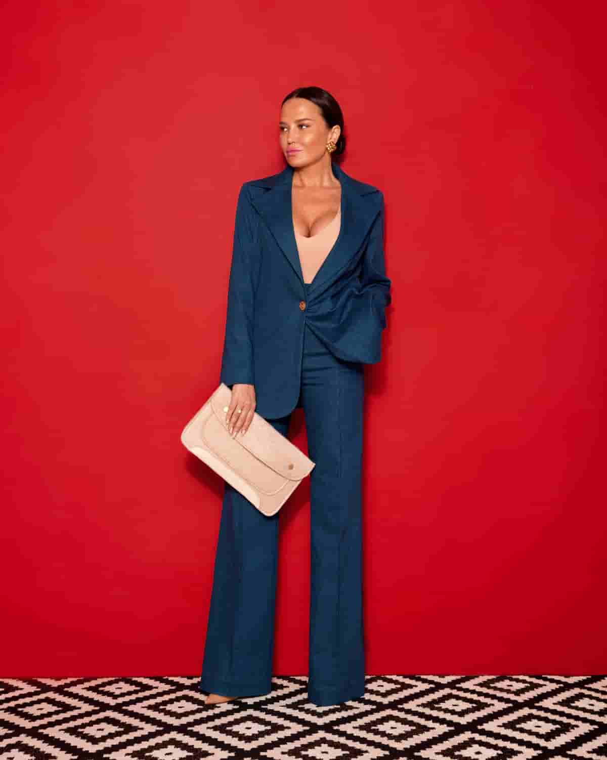 Suit "2" denim flared