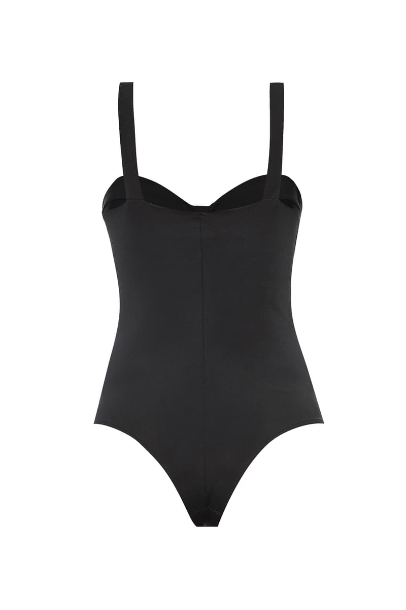 Black bodysuit with cups