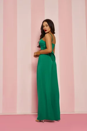 Green suit (strap top and wide pants) - Image 2