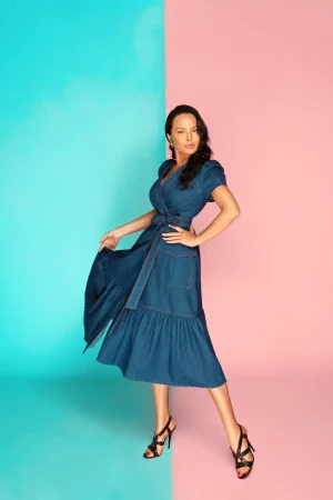 Denim dress