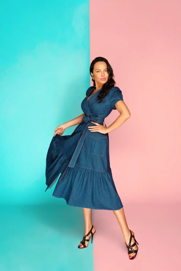 Denim dress