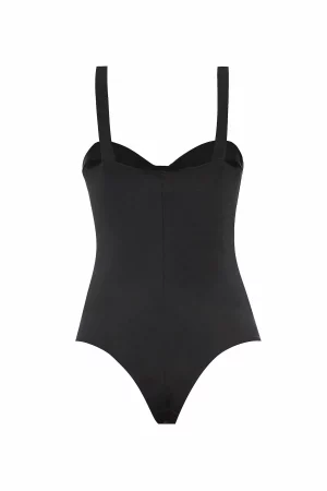 Black bodysuit with cups - Image 3