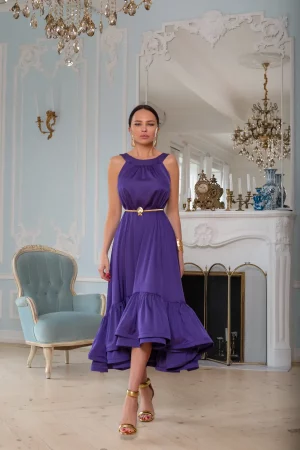 Free-cut sundress in purple - Image 4