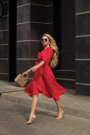 Coral dress for smell