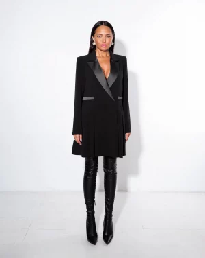 Black blazer dress