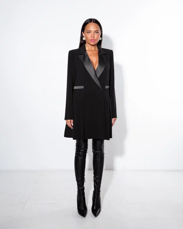 Black blazer dress