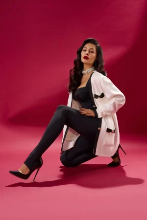 Leggings made of dense supplex with a matte texture - Image 3