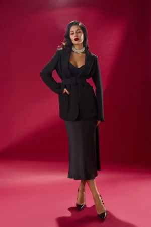 Black gode skirt