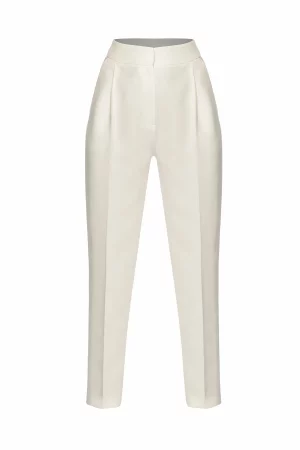 White tuxedo with tapered pants - Image 7